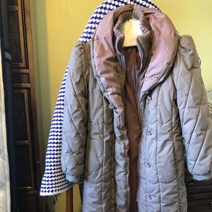 Long length winter coat
